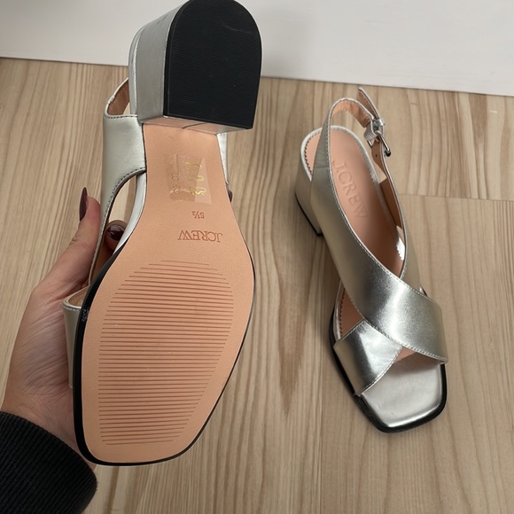 JCREW metallic sandal - Picture 2 of 5